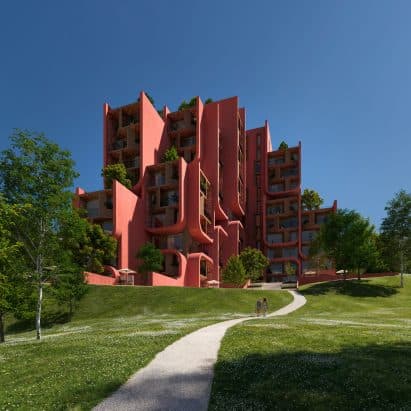 Zaha Hadid'in Tiran Konut Projesi