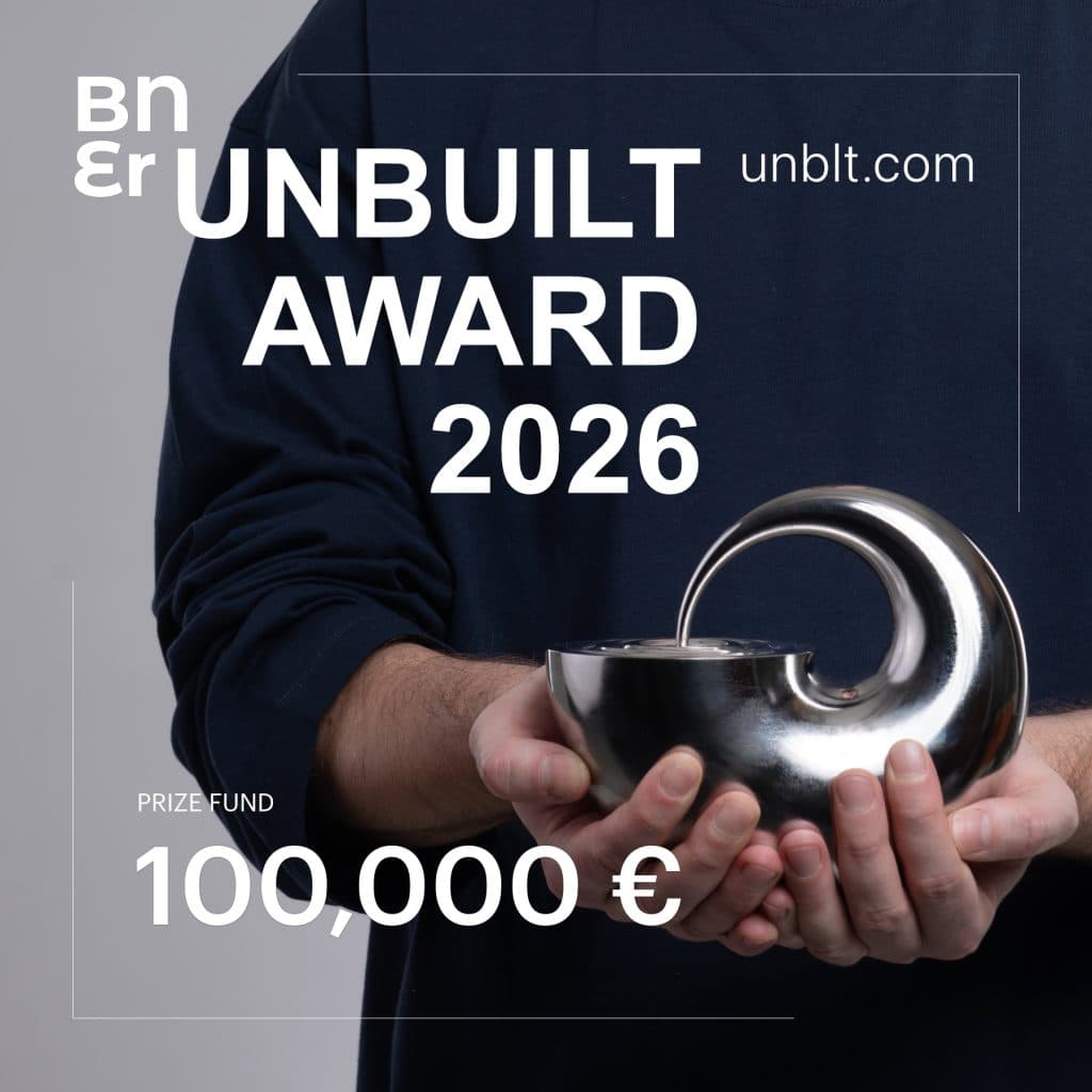 Buildner Unbuilt Award 2026 Tasarım Ödülü