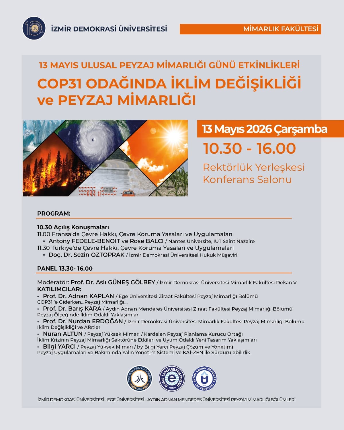 Cop31, İklim Değişikliği Ve Peyzaj Mimarlığı